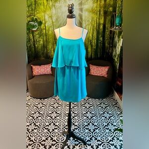 bebe Aqua A-Line Layered dress